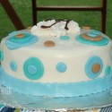 Circle Fondant Cake 4 Circle Fondant Cake 4
