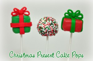 Christmas Present Cake Pops