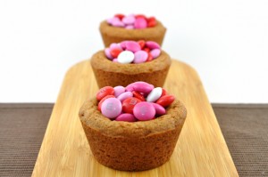 valentines day mm cookie cups