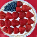 American Flag Cheesecake 1