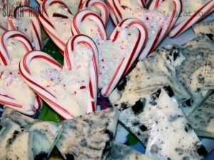peppermint bark hearts