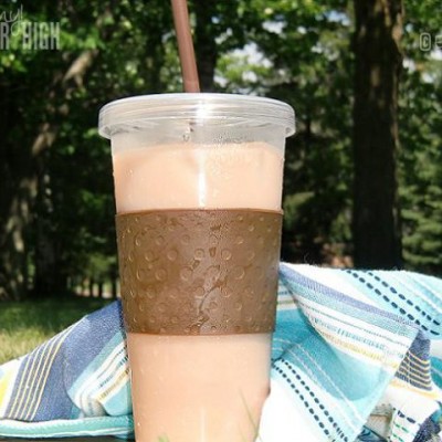 Refreshing Iced Mocha Coffee Drink