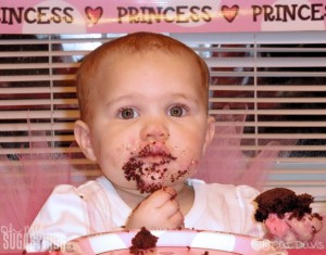 baby cake face
