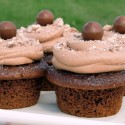 chocolate malt Whoppers Cupcakes