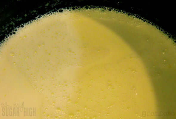 warm vanilla pudding