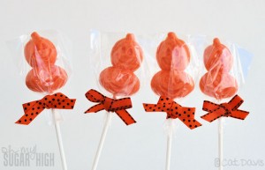 orange candy pumpkin pop gifts
