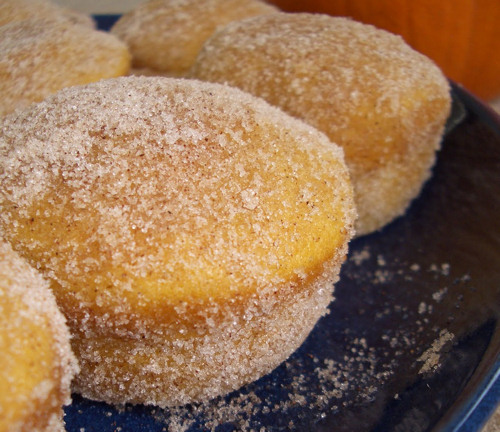 pumpkin sugar donut muffins
