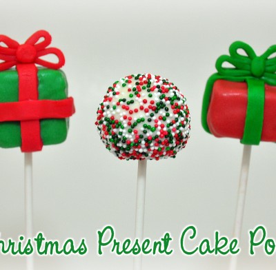 Christmas Present Cake Pops