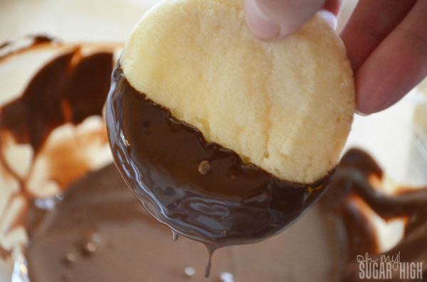 Sjokolade Dyppet Sukker Cookies Pillsbury 3