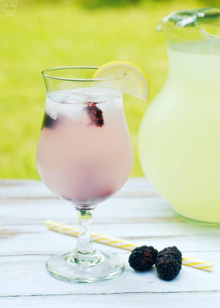 Looking for the perfect summer drink recipes? This Blackberry Vodka Lemonade is a refreshing vodka and lemonade drink recipe. Made with Pinnacle vodka, this cocktail is the perfect addition to your vodka drinks recipe collection and is great for entertaining!