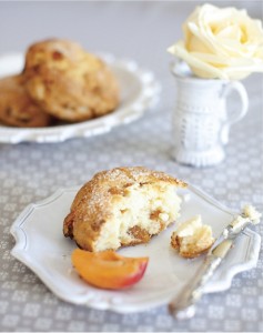 Apricot White Chocolate Scones