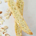 Enjoy homemade biscotti? Make this lemon poppy seed biscotti for the perfect pairing with your coffee or tea. You'll love dunking this crunchy lemon biscotti with almonds!