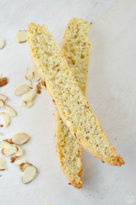 Enjoy homemade biscotti? Make this lemon poppy seed biscotti for the perfect pairing with your coffee or tea. You'll love dunking this crunchy lemon biscotti with almonds!