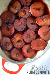 Rustic Plum Compote