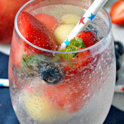 Patriotic Tonic: Fruit Infused Sparkling Water