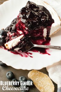 Blueberry Ginger Cheescake