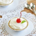 White Chocolate Cherry No Bake Pie