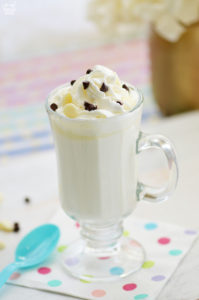 Looking for the perfect homemade hot chocolate recipe? Look no further than this Easy White Hot Chocolate. Deliciously creamy and sweet, it is the perfect sweet drink to warm up with on a cold day!
