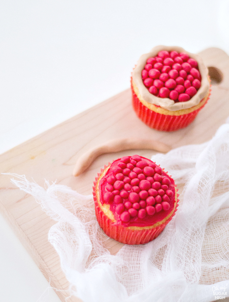 These cherry pie cupcakes are a show stopper at any summer cookout or Thanksgiving dessert table. Wow the crowd with these fun vanilla cupcakes that look like they have a cherry pie sitting on top! With just a few necessary ingredients, you'll be surprised how easy these cherry cupcakes are to make for any celebration.