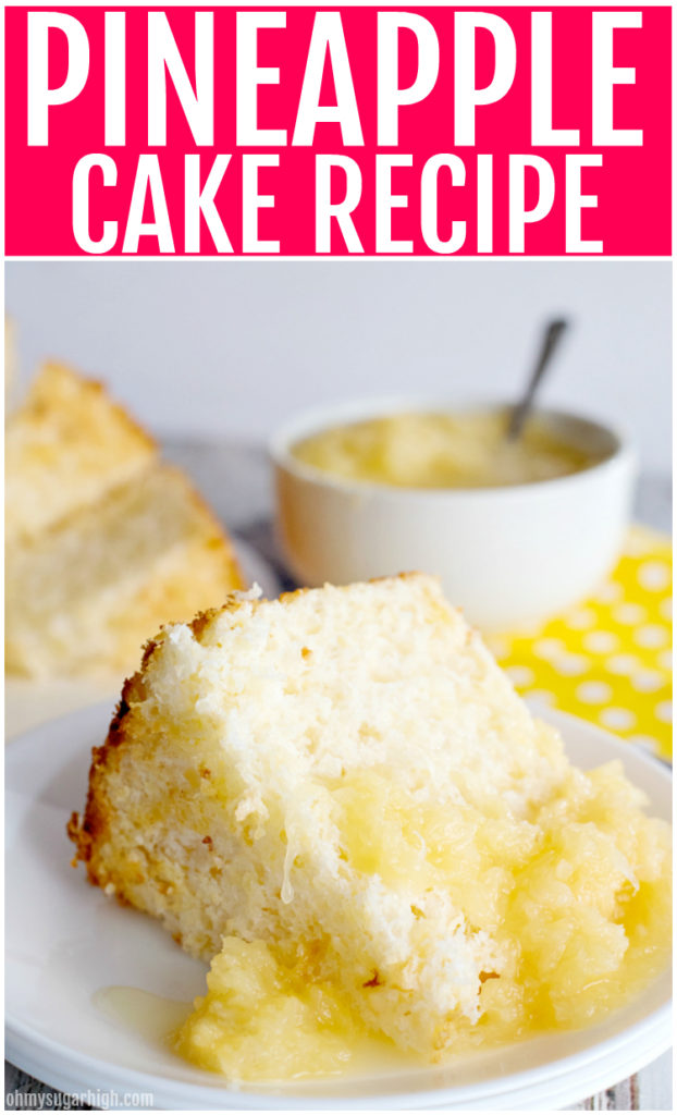 Pineapple Cake With Crushed Pineapple Topping Oh My Sugar High