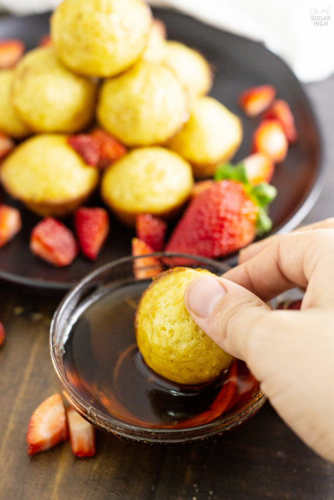 Mini Pancake Muffins Recipe from Scratch Oh My! Sugar High