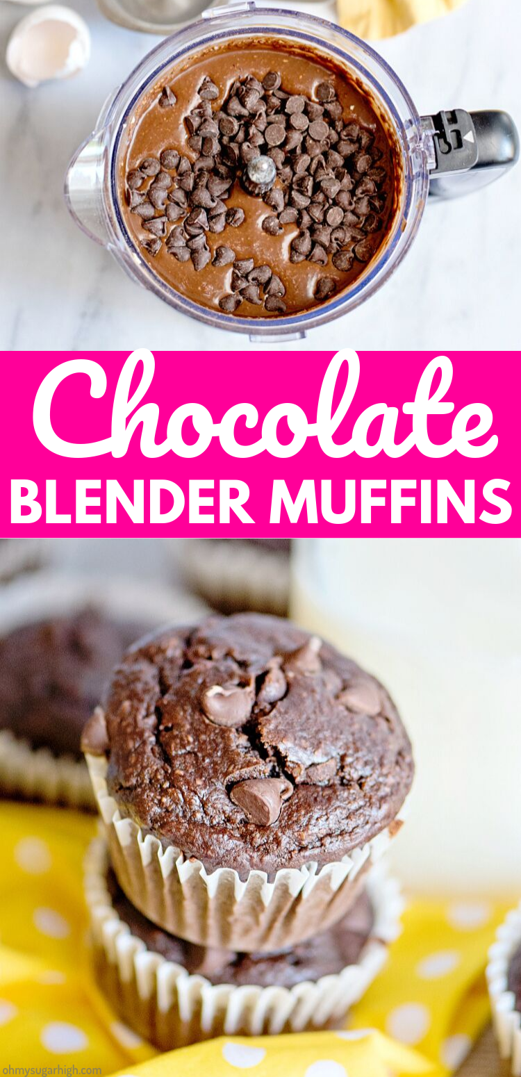 Looking for a quick breakfast option? These chocolate banana muffins are loaded with ingredients to start your morning off right including chocolate, banana, peanut butter and oats. Prepare these blender muffins in a snap and wow your family with some baked from scratch in only 30 minutes!