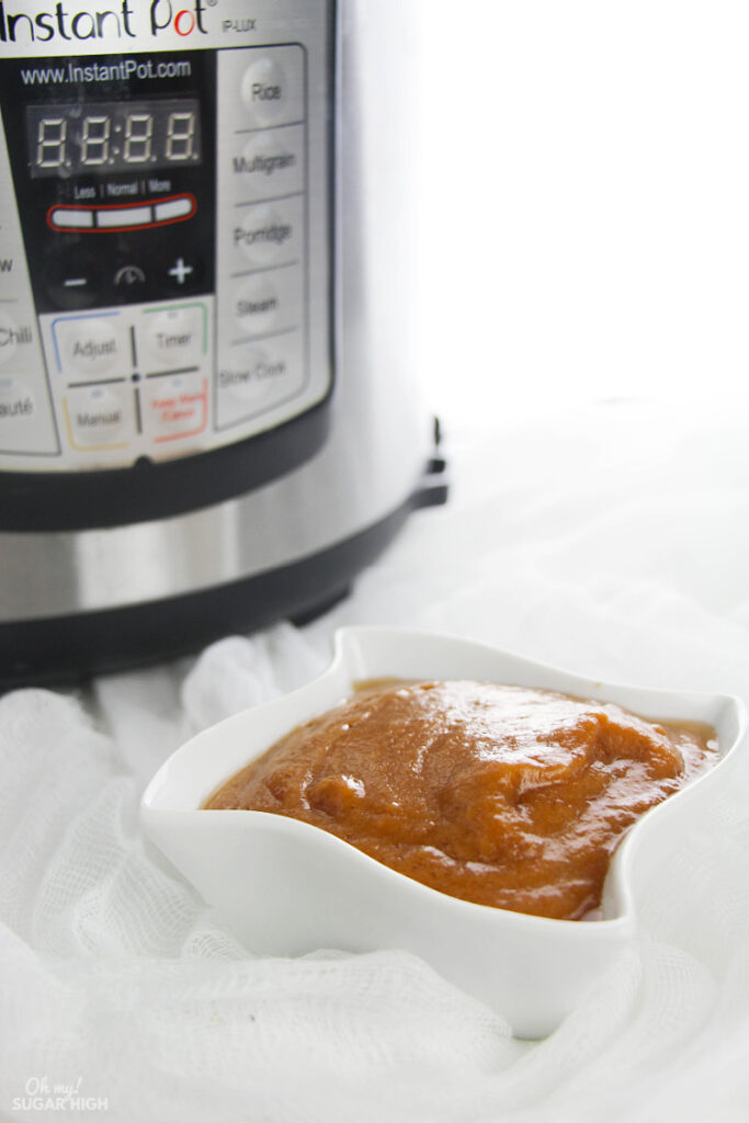 Instant Pot Applesauce (with Peel) Oh My! Sugar High