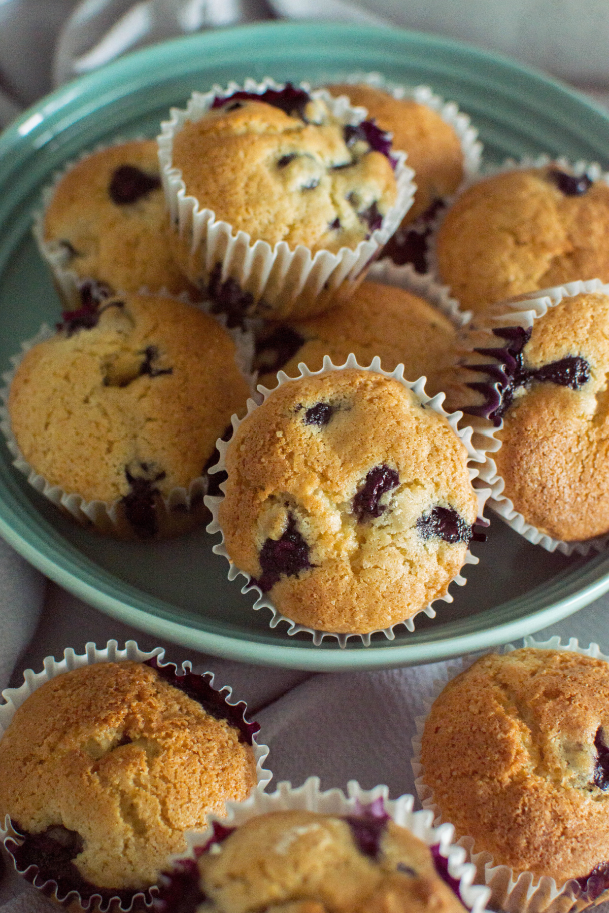 These old-fashioned blueberry muffins are simple but so delicous! Featuring a few simple ingredients, this muffin recipe is a great way to start your day off right!